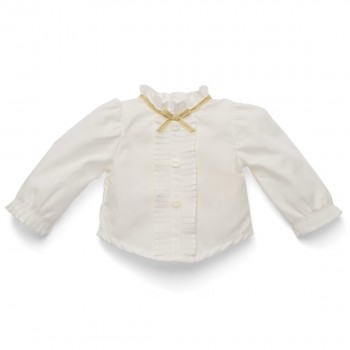  American Girl Janie and Jack Ruffles and Ribbon Blouse